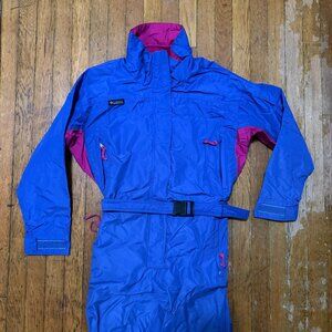 Vintage Women's Columbia Bugaboo Belted Ski Suit